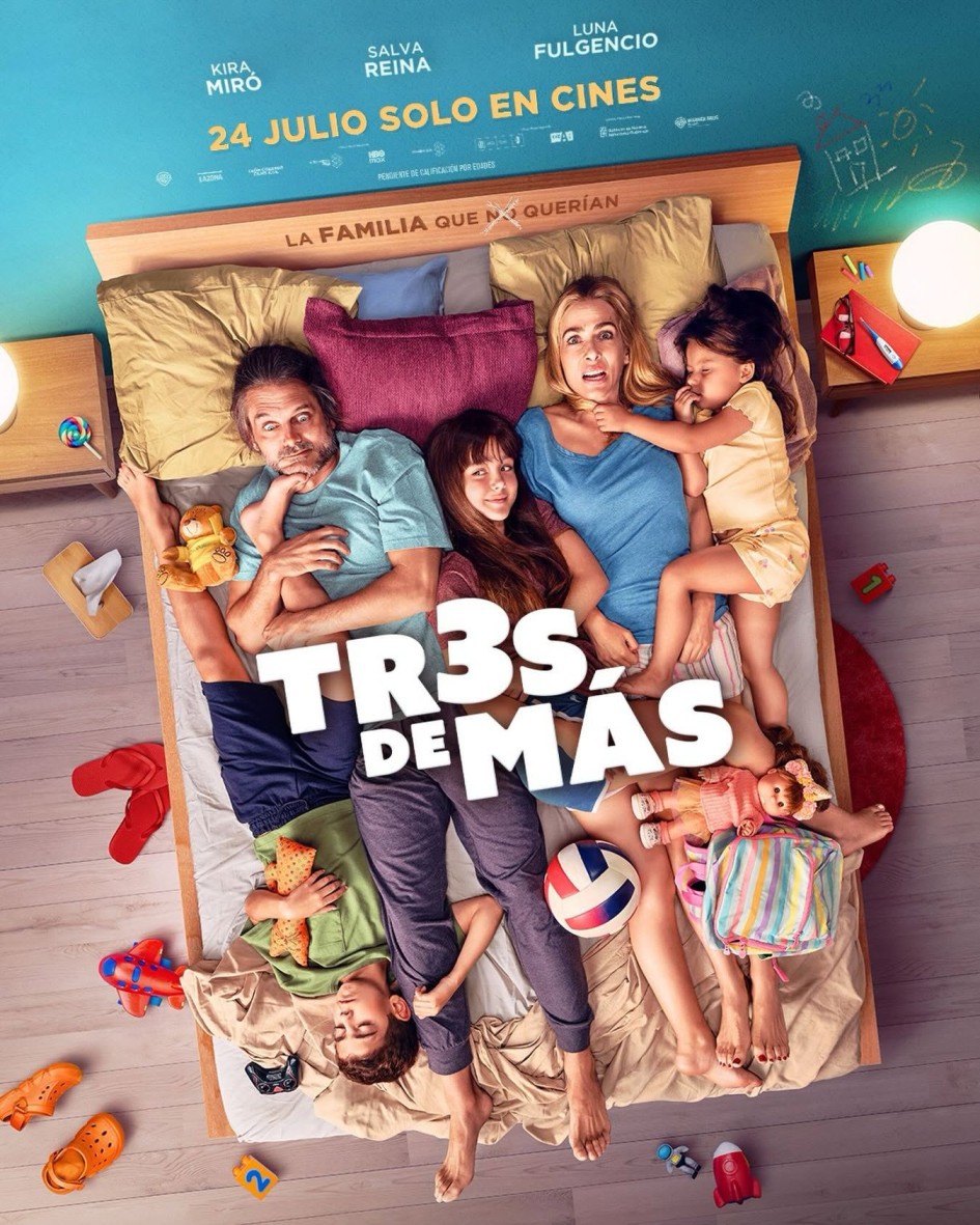 Cartel de Tres de más en el Cine de Verano de Jaén 2026