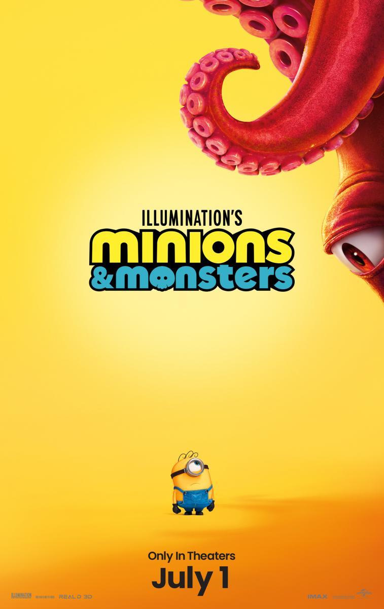 Cartel de Minions & Monsters en el Cine de Verano de Jaén 2026